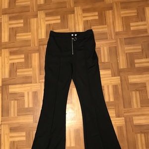 Forever 21 black bell bottoms